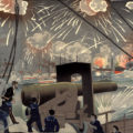 黄海海戦を描いた浮世絵 wikipedia