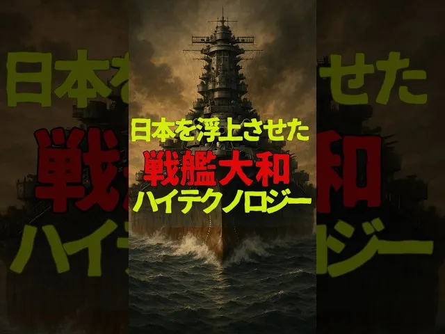 戦艦大和が沈んでも技術は沈まなかった！日本の復興の秘密 サムネイル