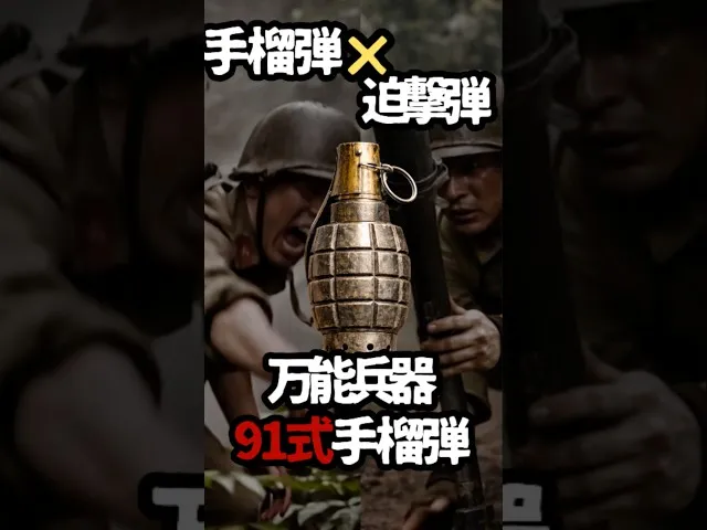 日本軍の秘密兵器！地雷にも罠にも！万能すぎる九一式手榴弾 #九一式手榴弾 #日本軍兵器 #太平洋戦争 サムネイル