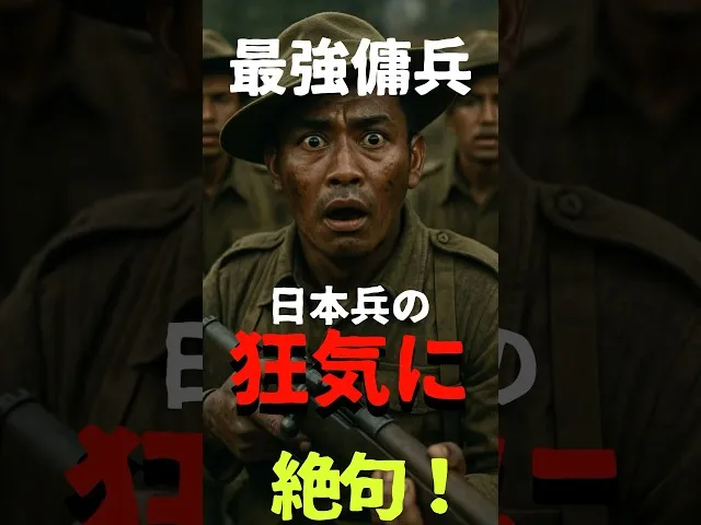 最強の傭兵軍団が日本軍と激突…結末は？【世界最強の傭兵グルカ兵】 サムネイル