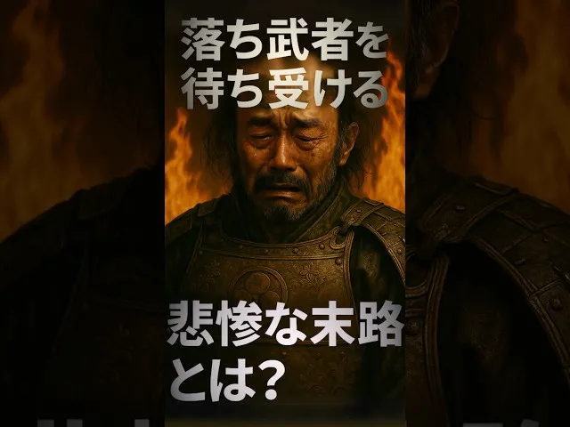 落ち武者を待ち受ける悲惨な末路とは？ サムネイル