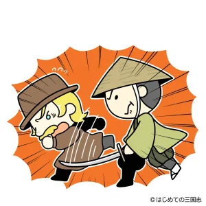 薩摩藩がイギリス人を切っているシーン（武士）生麦事件