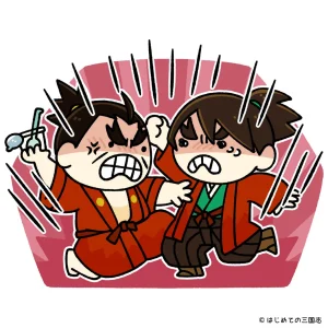 織田信長と喧嘩をする織田信勝