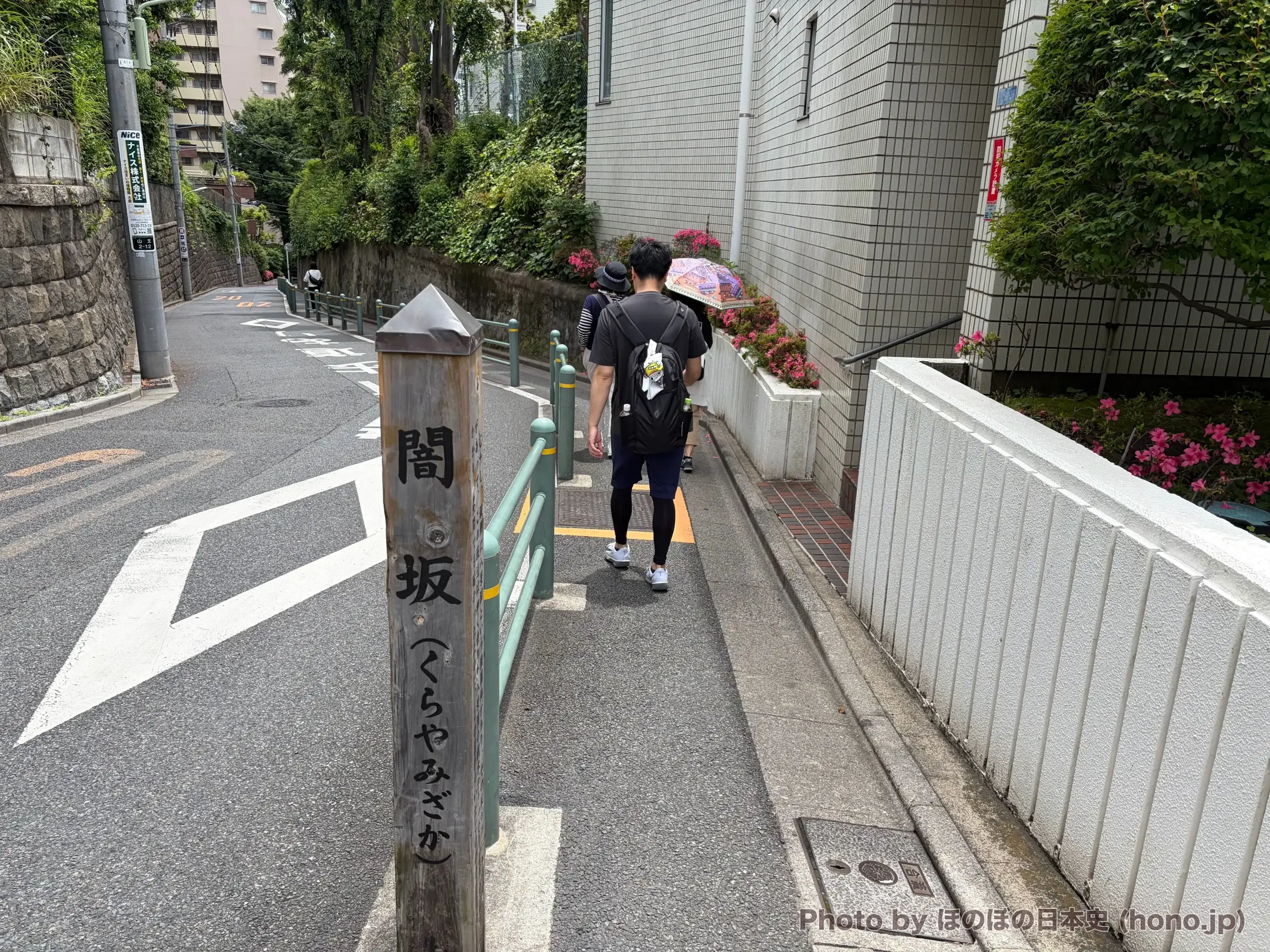 暗闇坂(闇坂)を降るおとぼけ