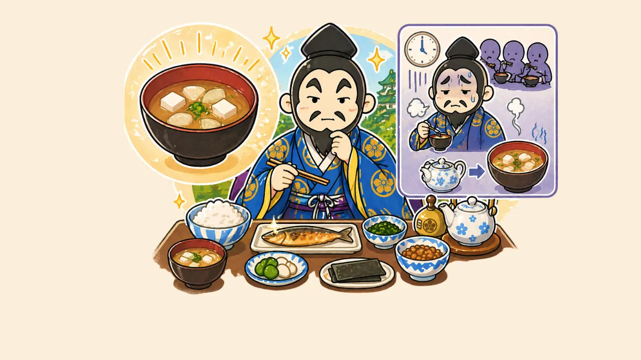 徳川将軍の朝食の定番クイズ(生配信に利用した資料キャプチャ)